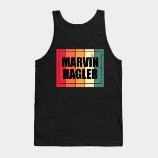 Personalized Marvin Name Vintage Styles Purple Color 70s 80s 90s Tank Top